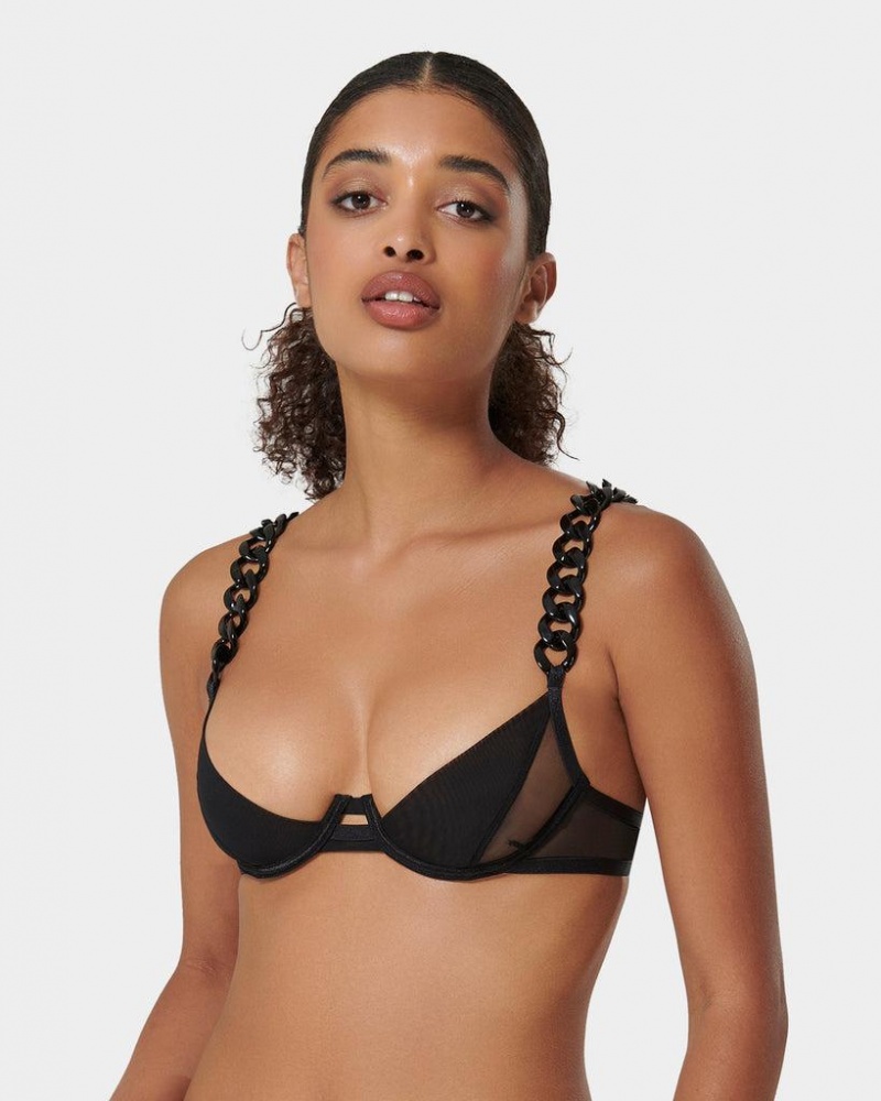 Bluebella Rome Eco Bras Black | USAYU3059