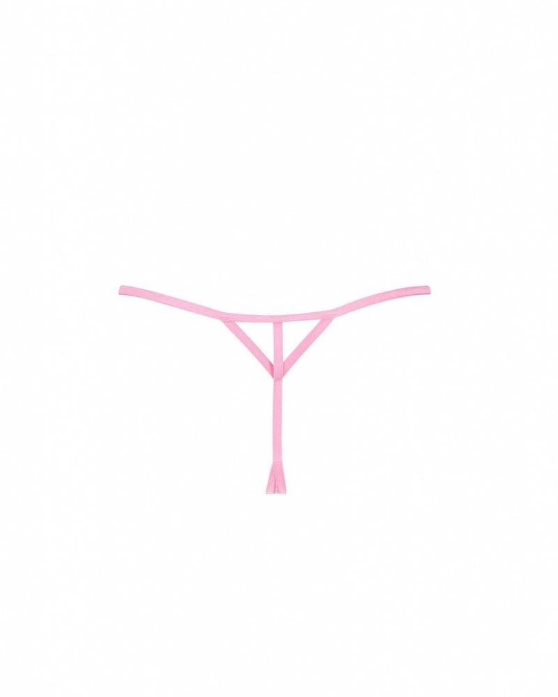 Bluebella Sapphira Thong Begonia Lingerie Pink | USAVD3325