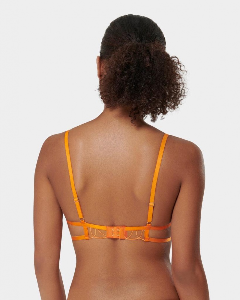 Bluebella Solaris Pepper Bras Orange | USAXF3114