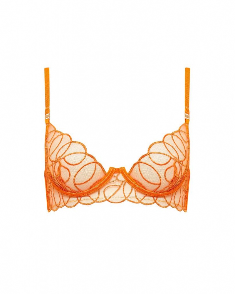 Bluebella Solaris Pepper Bras Orange | USAXF3114