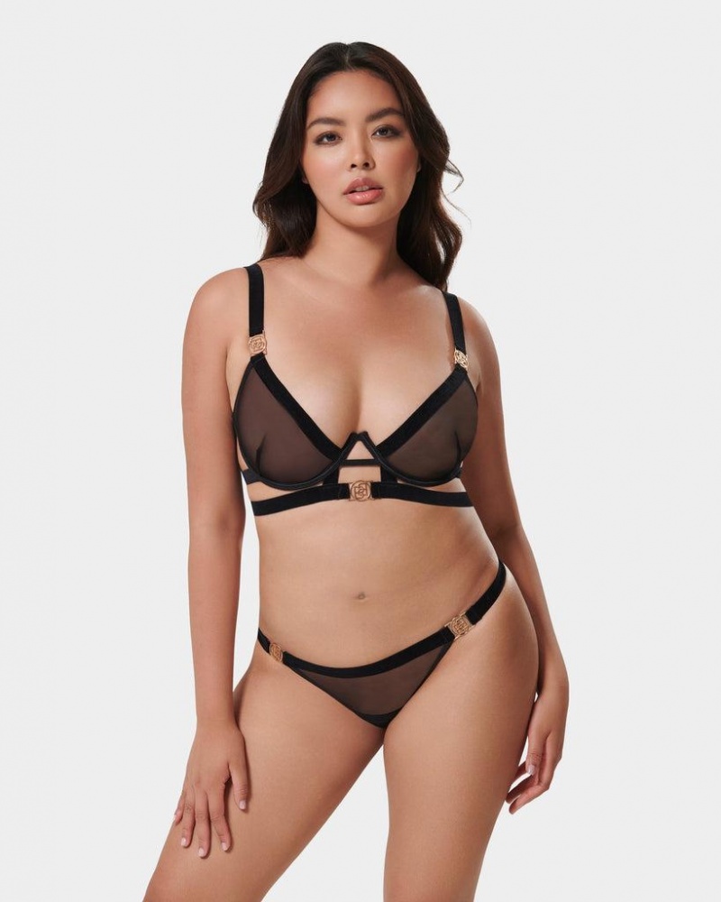 Bluebella Thalia Bra Black | USAPQ3514