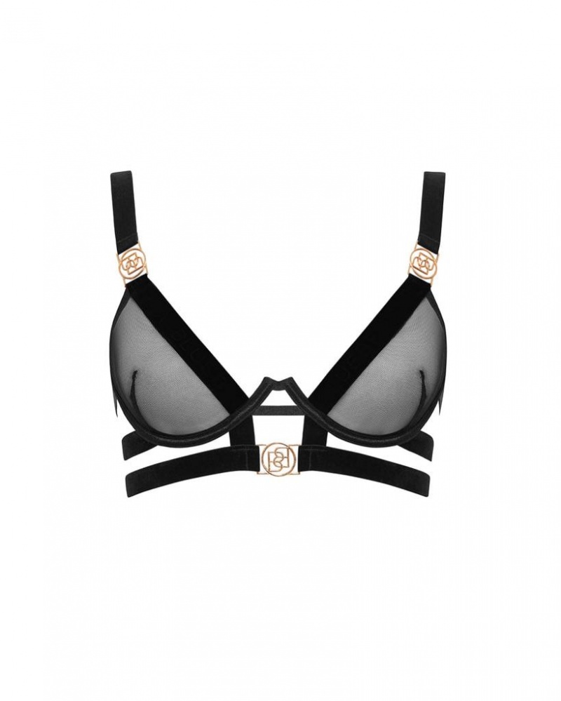 Bluebella Thalia Bra Black | USAPQ3514