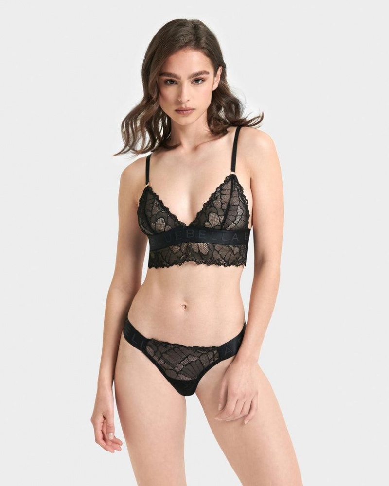 Bluebella Tori Softlette Bras Black | USAMA3109