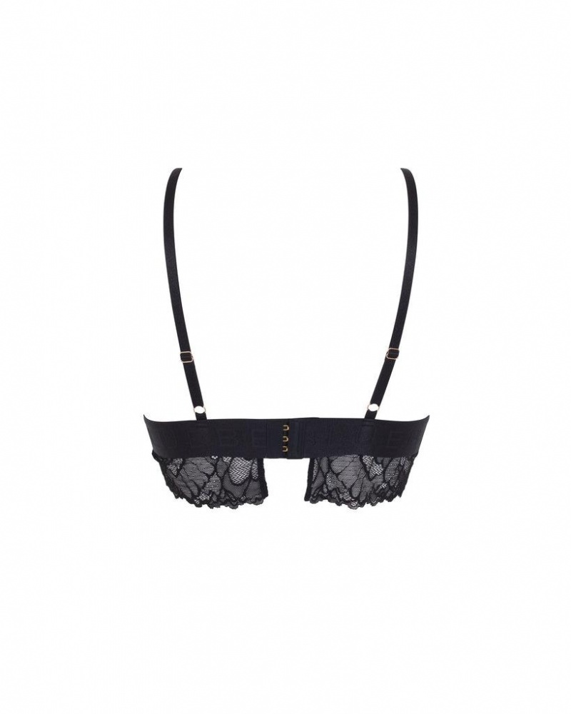 Bluebella Tori Softlette Bras Black | USAMA3109