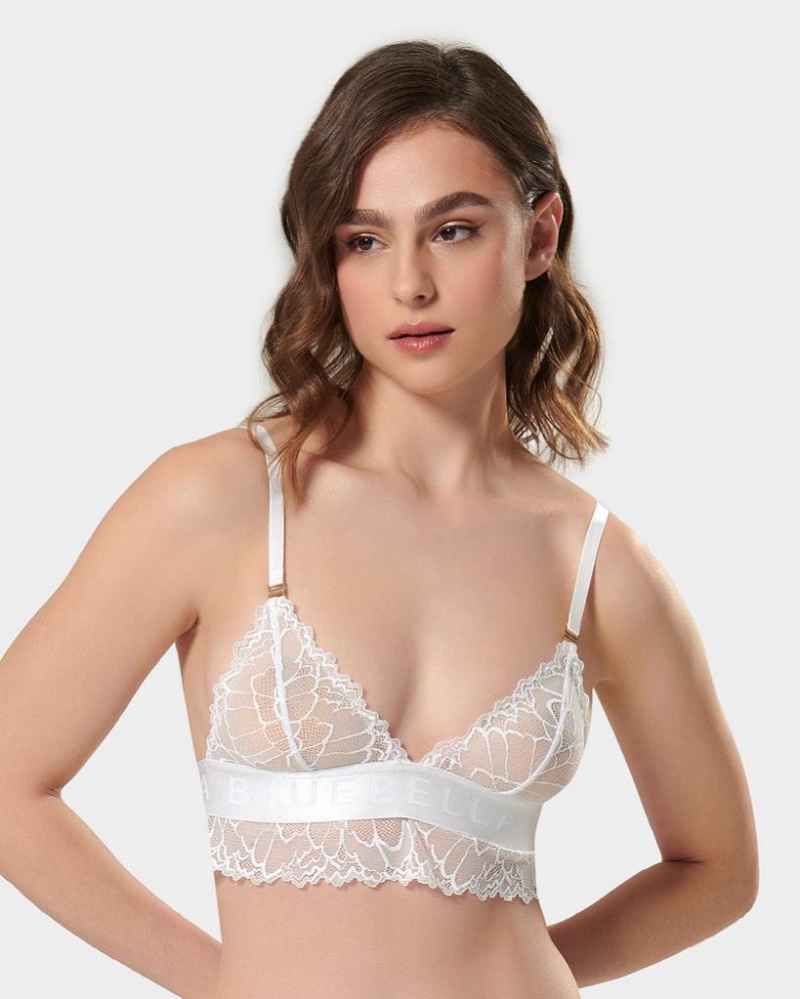 Bluebella Tori Softlette Bras White | USAFM3095