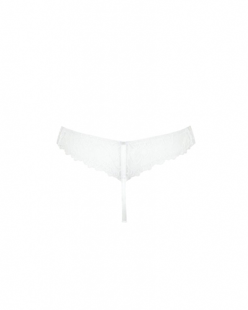 Bluebella Tori Thong Lingerie White | USADN3238