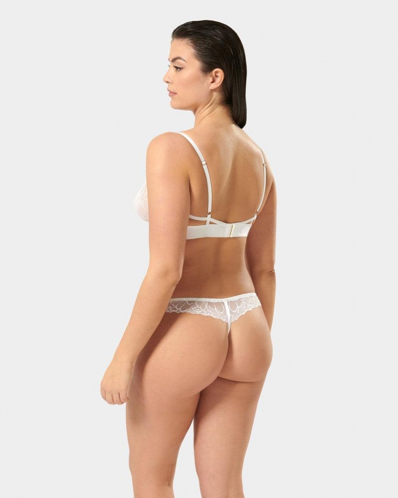 Bluebella Tori Thong Lingerie White | USADN3238