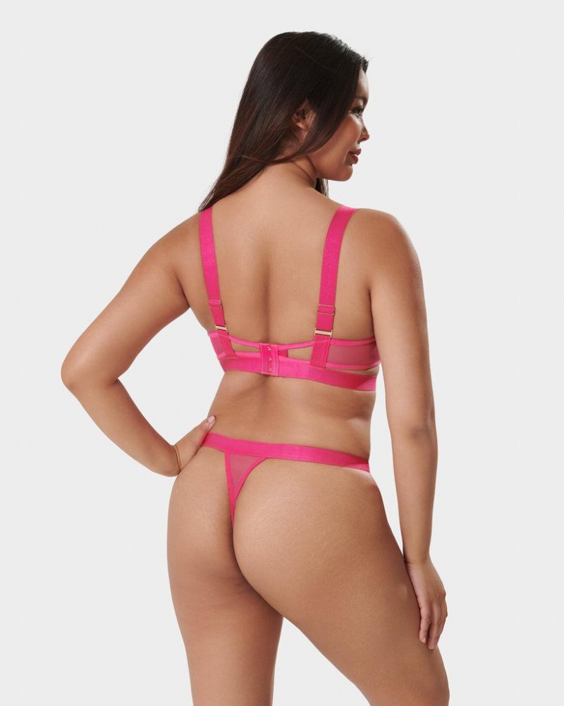 Bluebella Trinity Bras Fuchsia Pink | USAUT3058